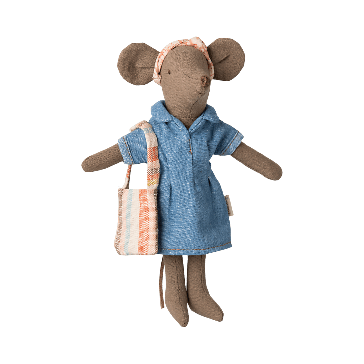 Clothes for Mouse Mom, Denim Dress and Bag