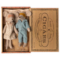 Mom and Dad Mouse in the Cigar Box