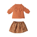 Skirt and knitted sweater - Medium mouse