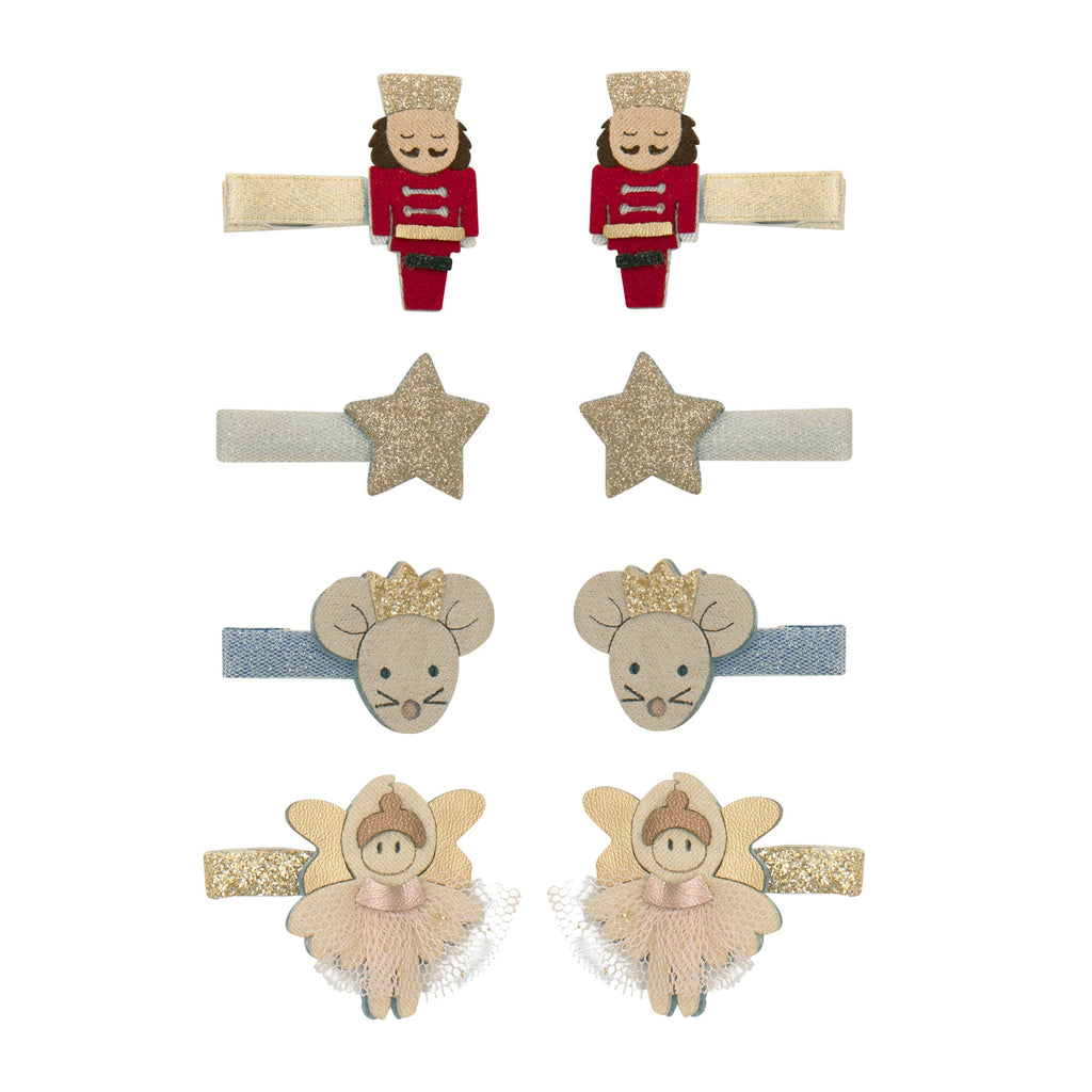 Mini fermagli per capelli, Schiaccianoci - Mimi e Lula