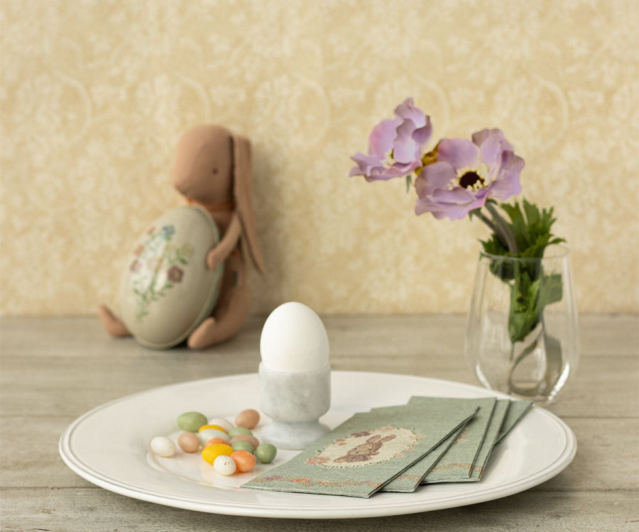 Tovaglioli per Pasqua, Lapin de Pâques verde (20pz)