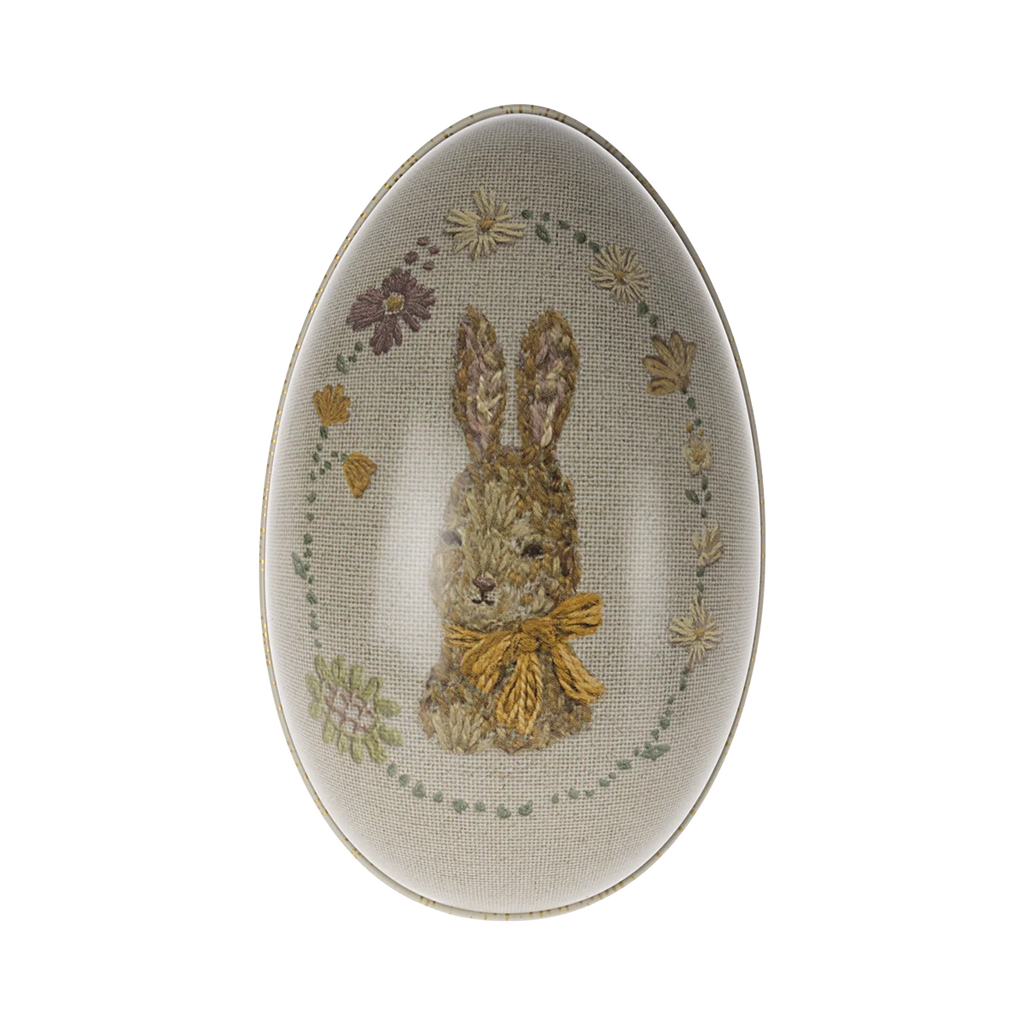 Uovo di Pasqua in metallo piccolo, Coniglietto | Maileg