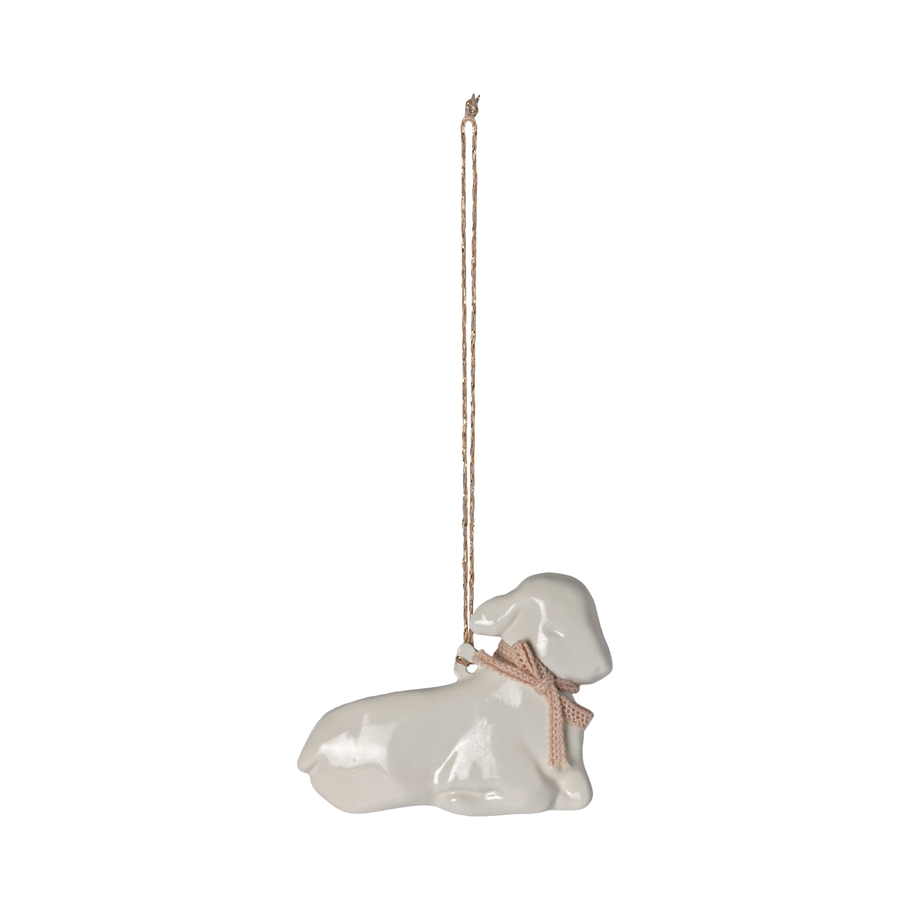 Ornamento di Pasqua in metallo, Agnello powder | Maileg