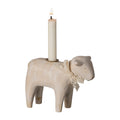 Candle Holder, Lamb - White
