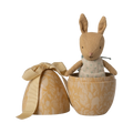 Uovo Pasqua con coniglio micro, Piccolo - Giallo