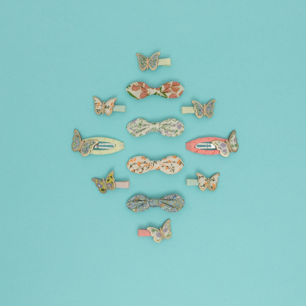 Fermagli Farfalle floreali