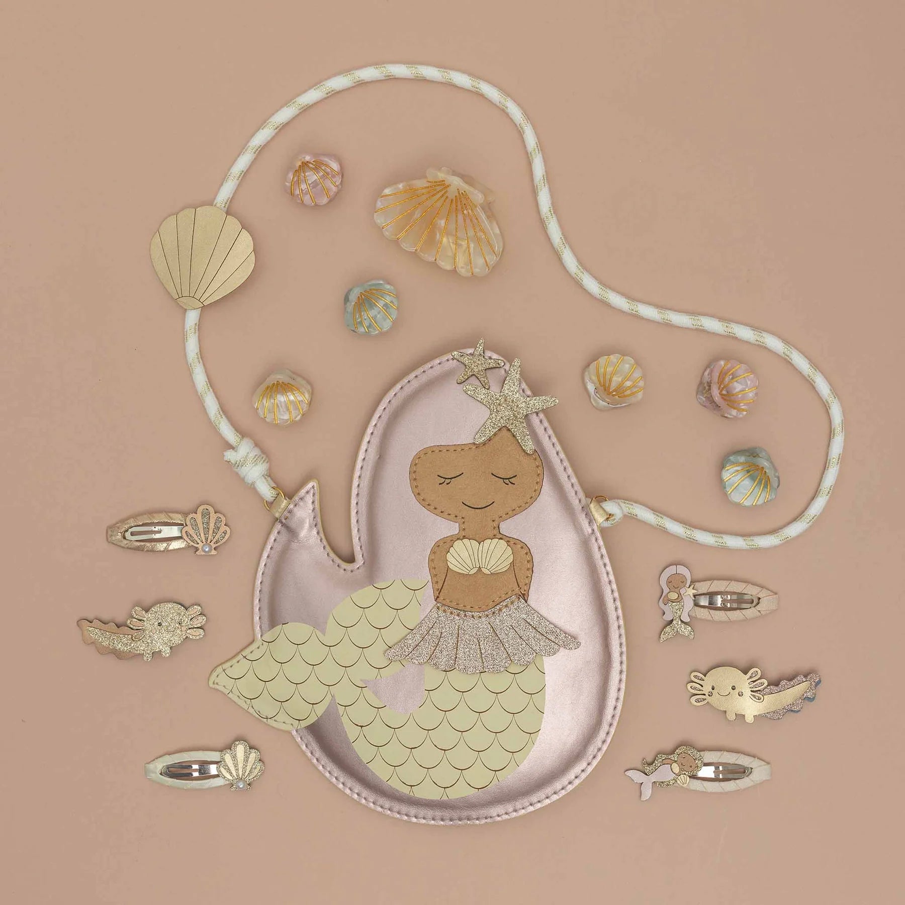 Fermagli per capelli, Sirene e perle