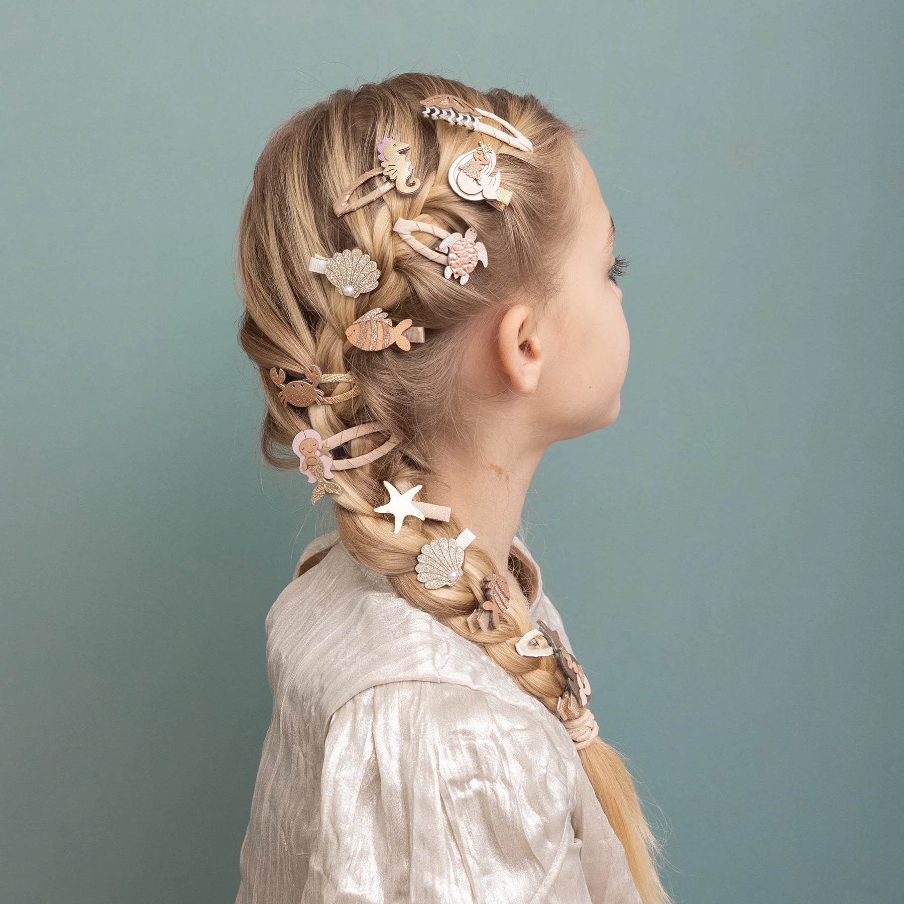 Fermagli per capelli, Sirene e perle