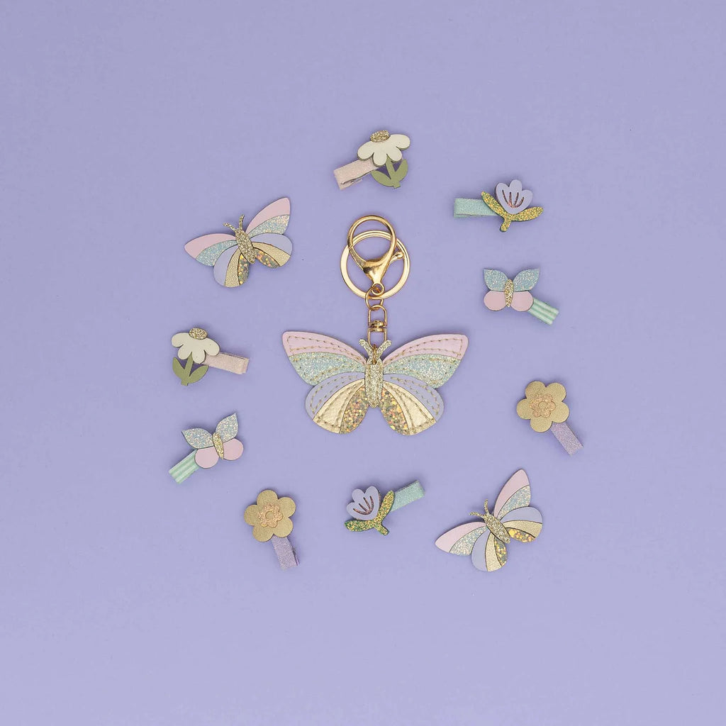 Pinces à cheveux, Papillon rayé