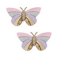 Pinces à cheveux, Papillon rayé