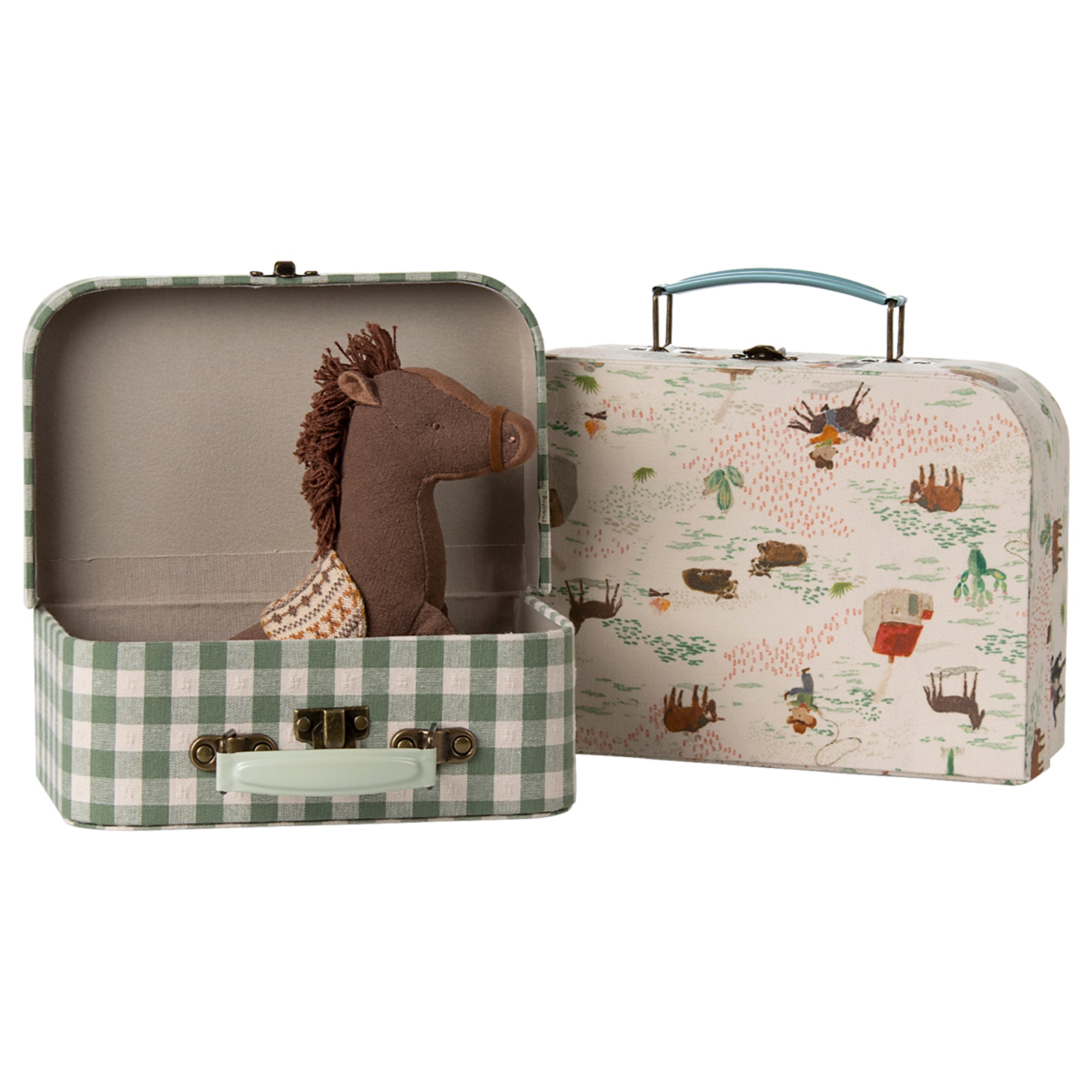 Set di valigette in tessuto - Pony (2 pezzi)