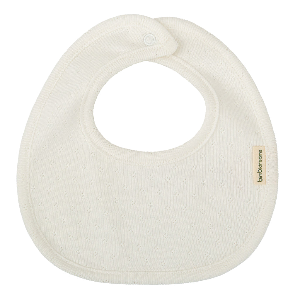 Set of 2 bamboo and organic cotton bibs, Pointille