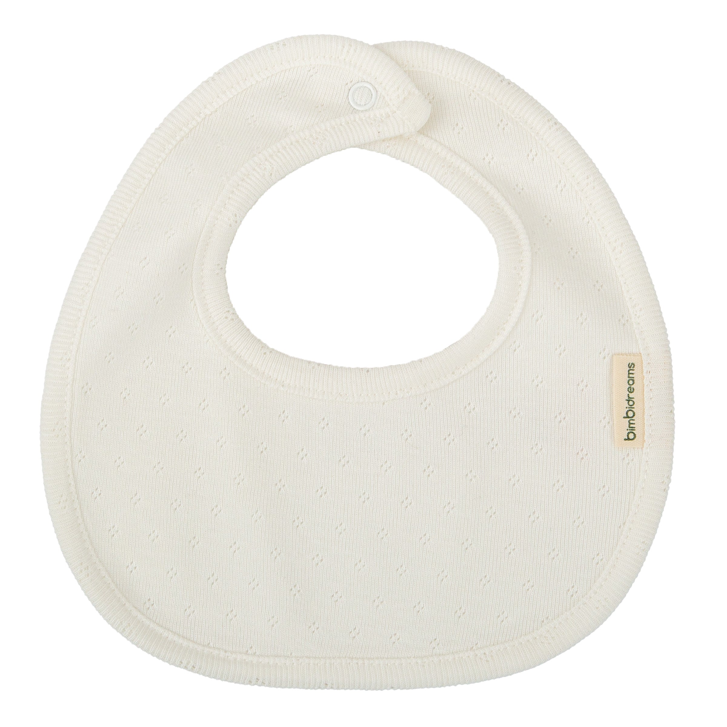 Set of 2 bamboo and organic cotton bibs, Pointille