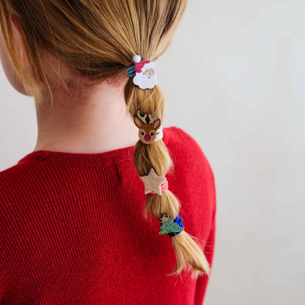 Mini elastici per capelli, Natale - Mimi e Lula