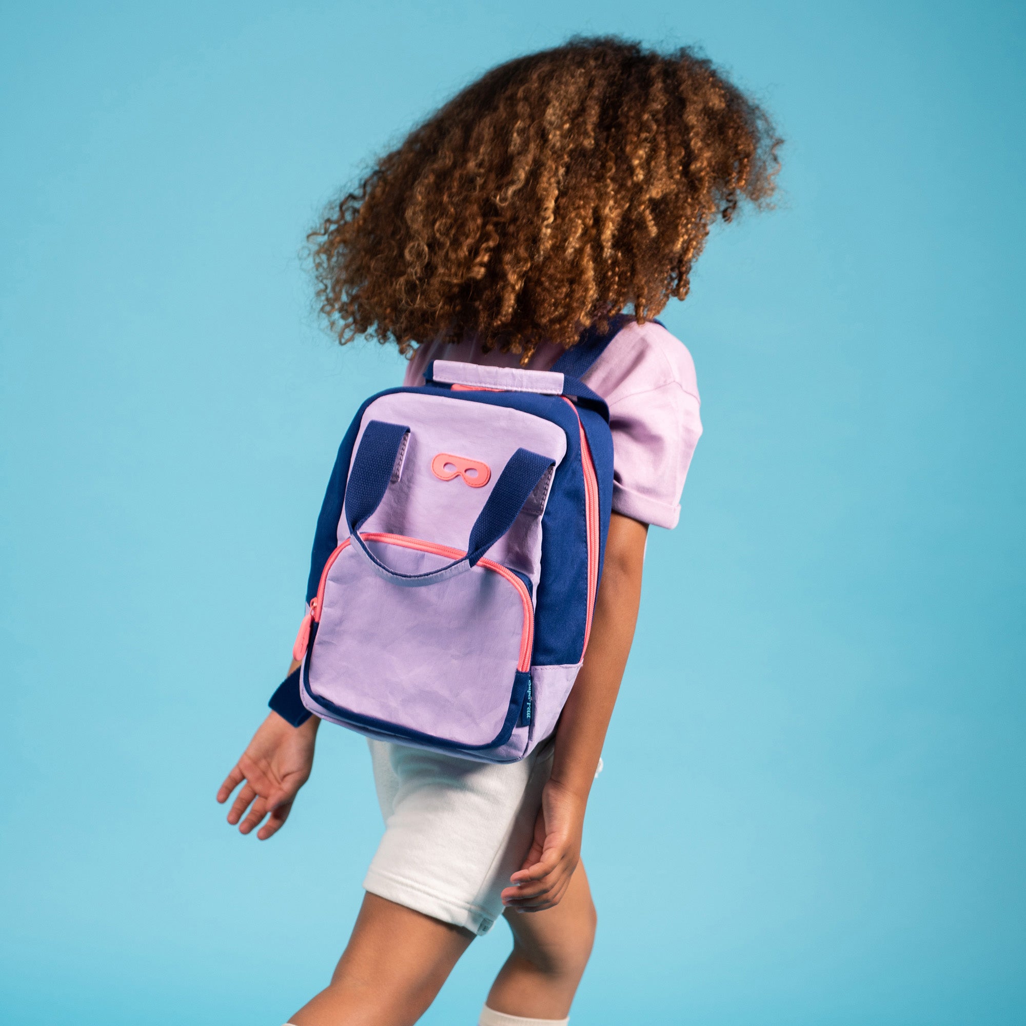 Ultra-light washable paper backpack, Lilac