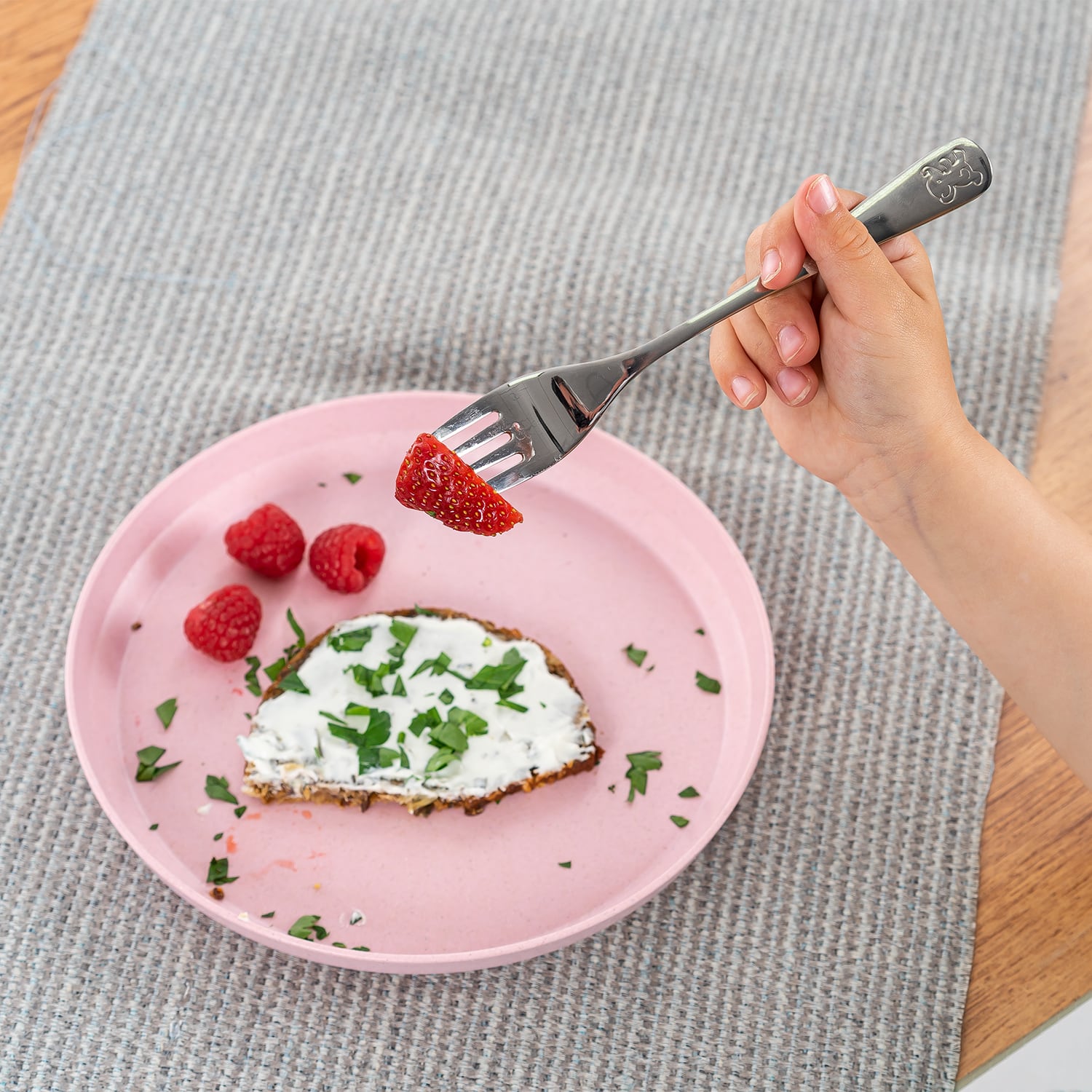 4-piece stainless steel children's cutlery set