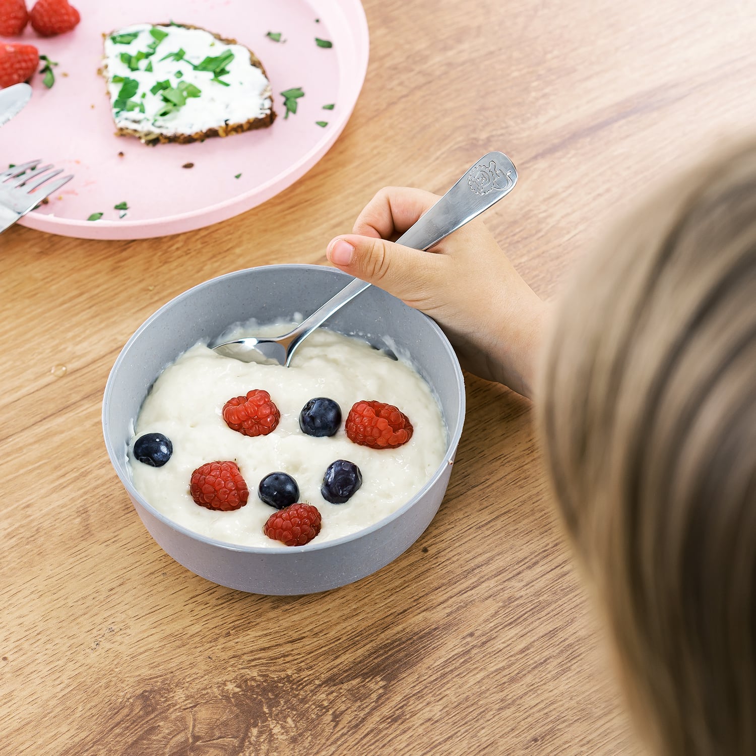 4-piece stainless steel children's cutlery set