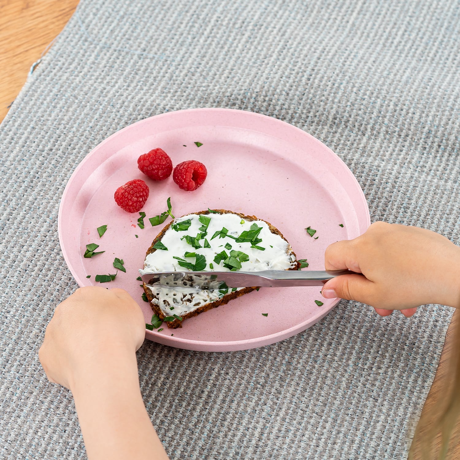 4-piece stainless steel children's cutlery set