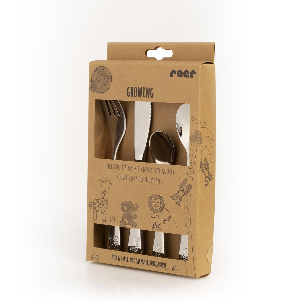 Set posate bambino in acciaio inox, 4 pezzi