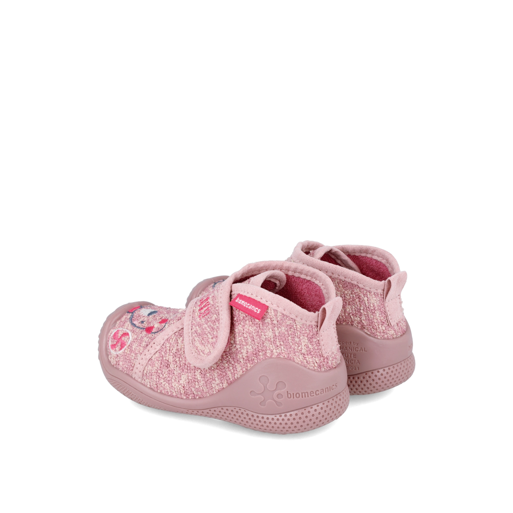 Scarpa da interno biogateo orsetto rosa