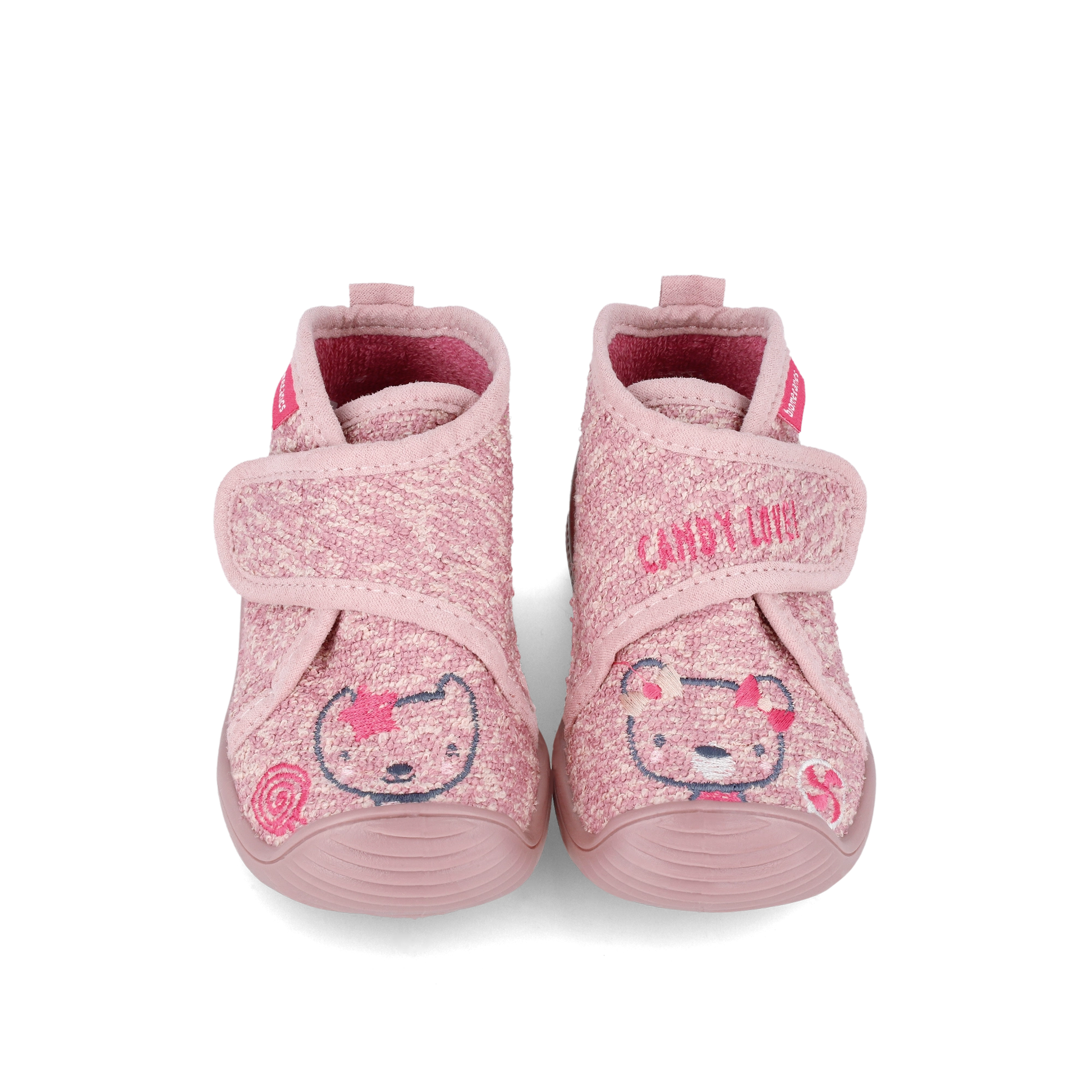 Scarpa da interno biogateo orsetto rosa