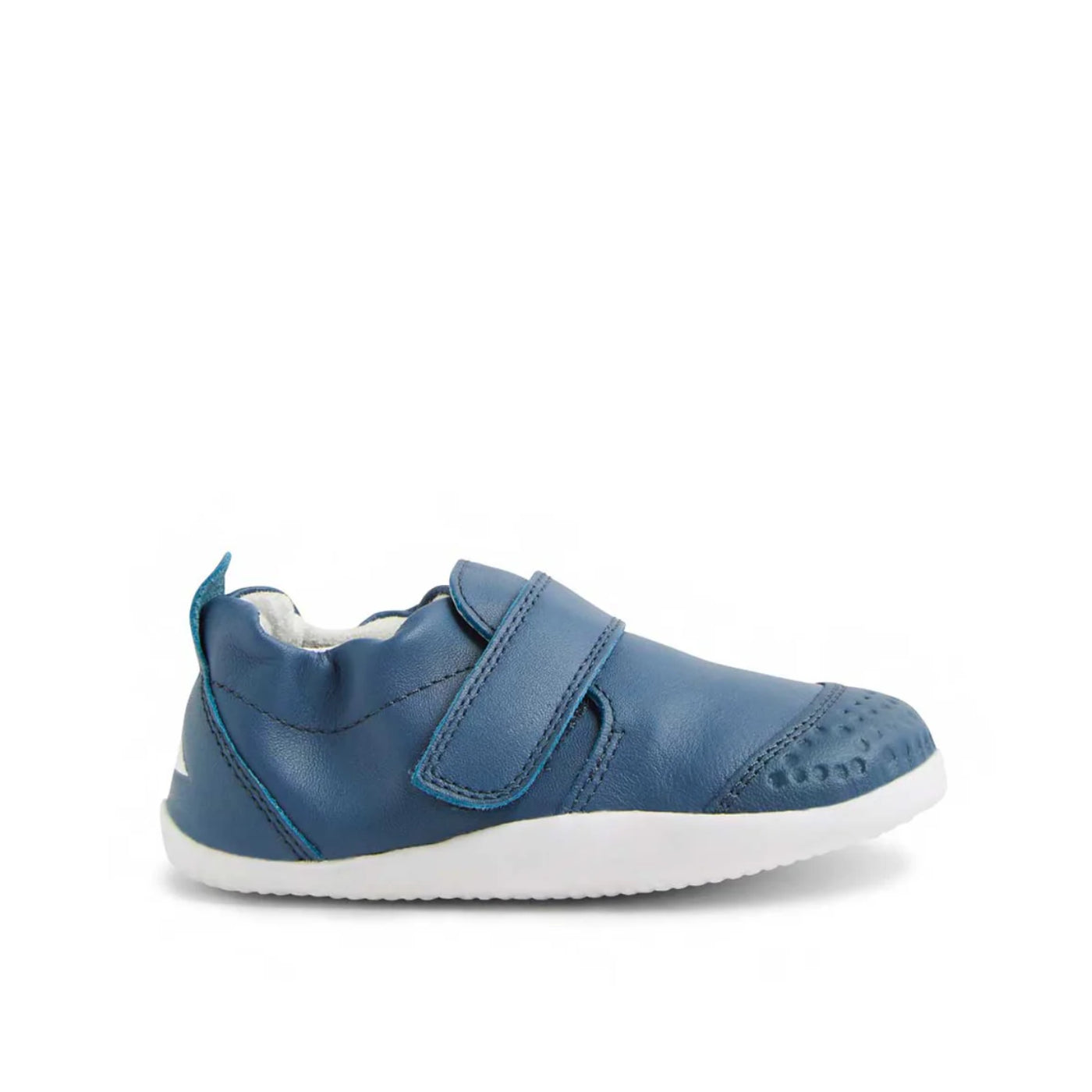 First step shoes in leather, Xplorer Go Vintage indigo