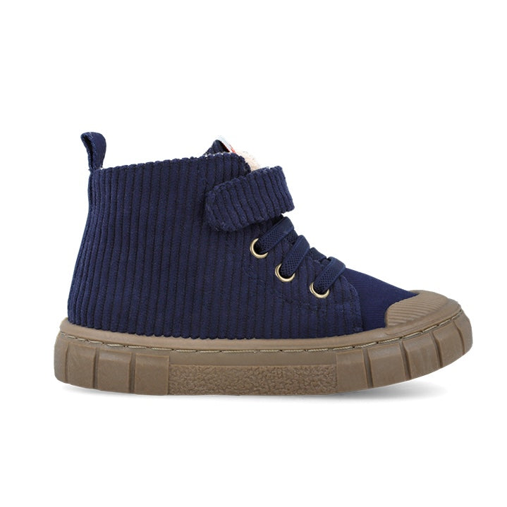 Blue navy velvet barefoot boots