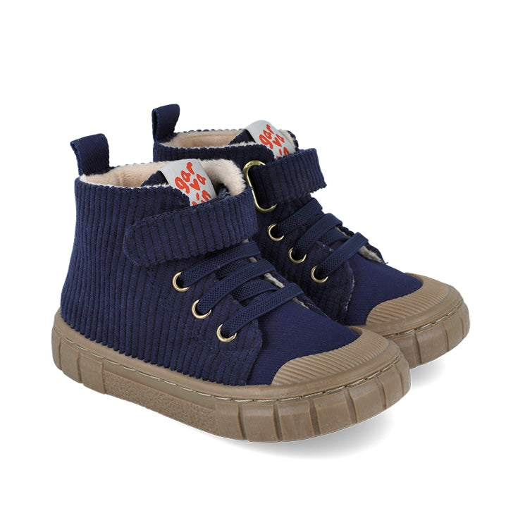 Blue navy velvet barefoot boots