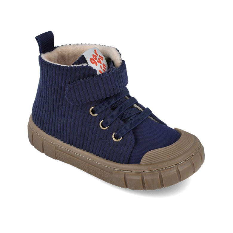 Blue navy velvet barefoot boots