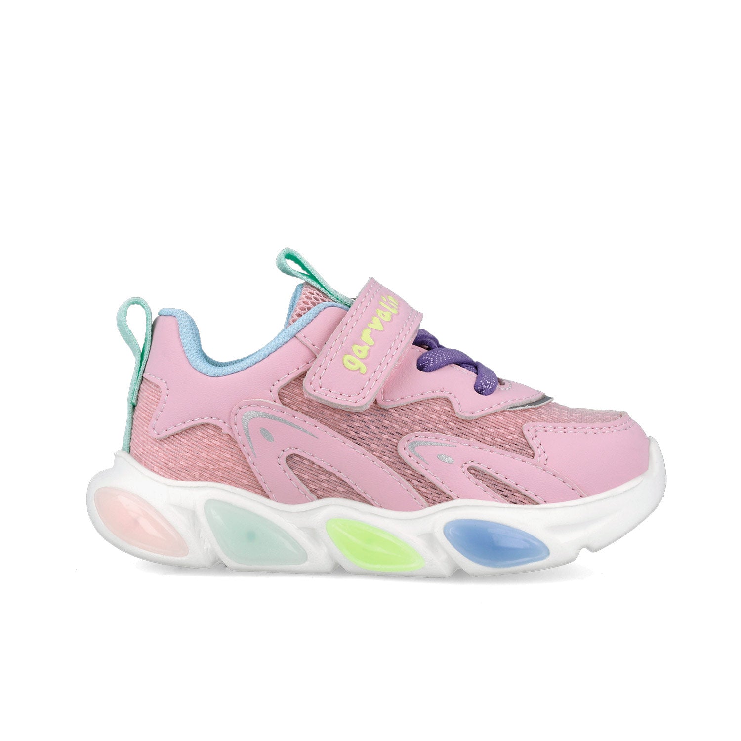 Sneaker con luci, Rosa