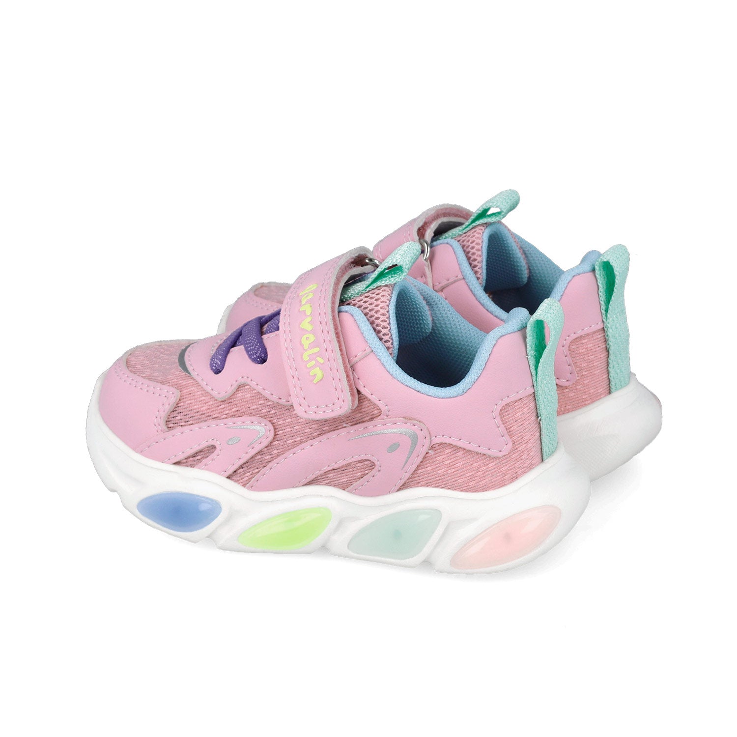 Sneaker con luci, Rosa