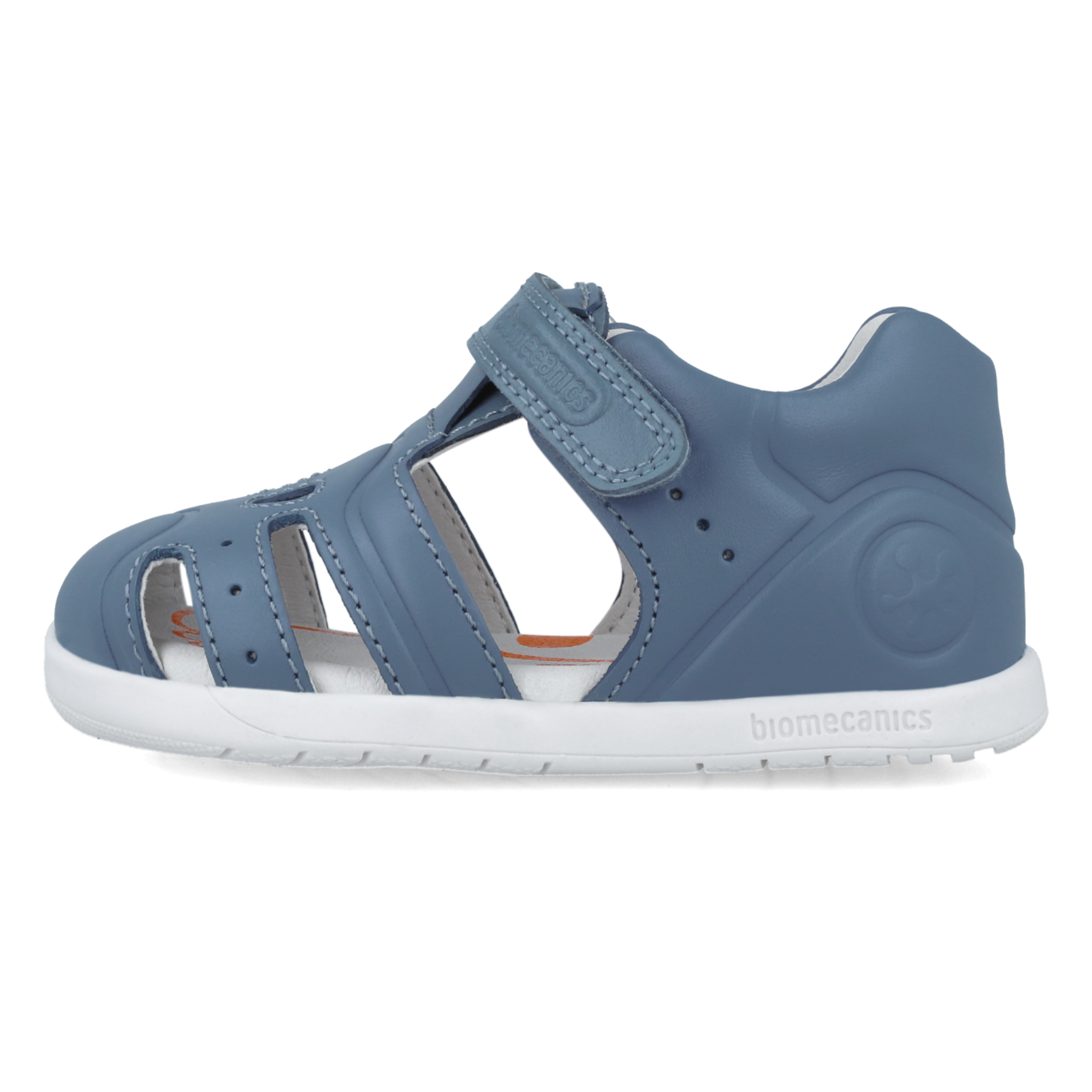 Sandali wider (piedi larghi) in pelle, Blu