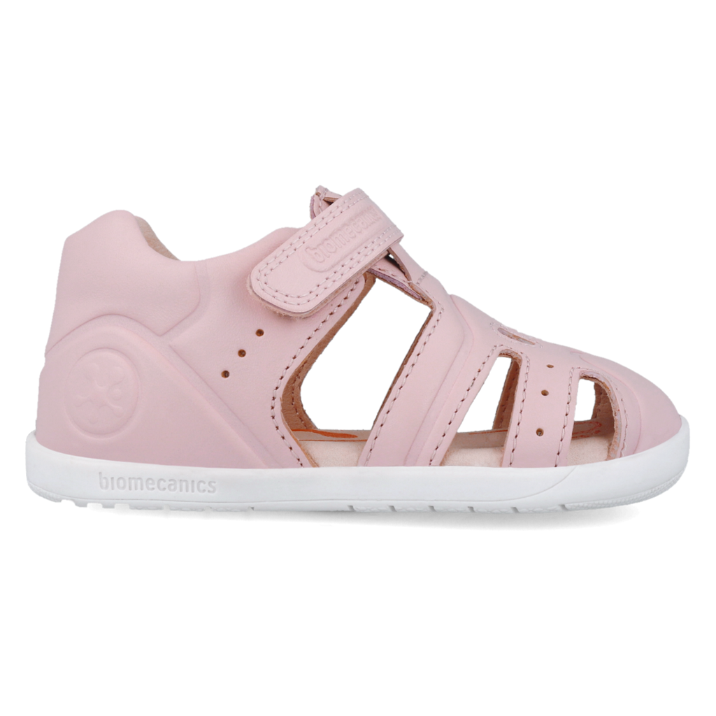 Wider (wide feet) leather sandals, Pink 