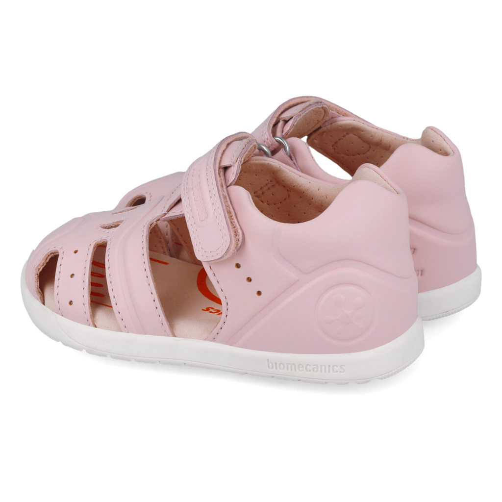 Wider (wide feet) leather sandals, Pink 