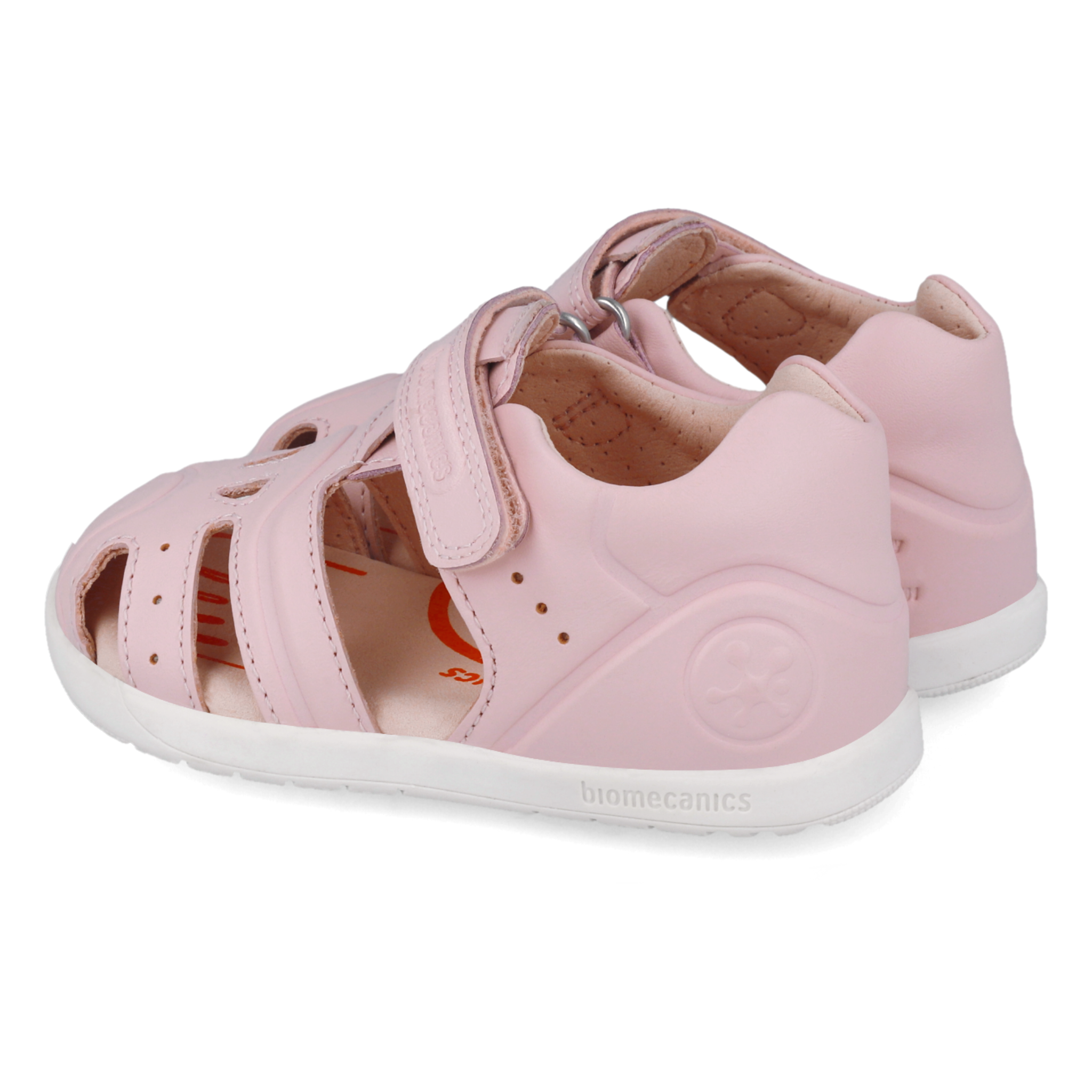 Sandali wider (piedi larghi) in pelle, Rosa