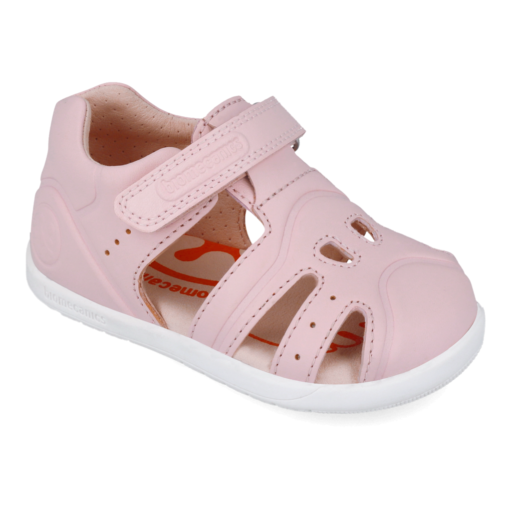Wider (wide feet) leather sandals, Pink 