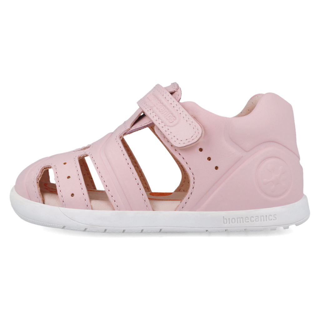 Wider (wide feet) leather sandals, Pink 
