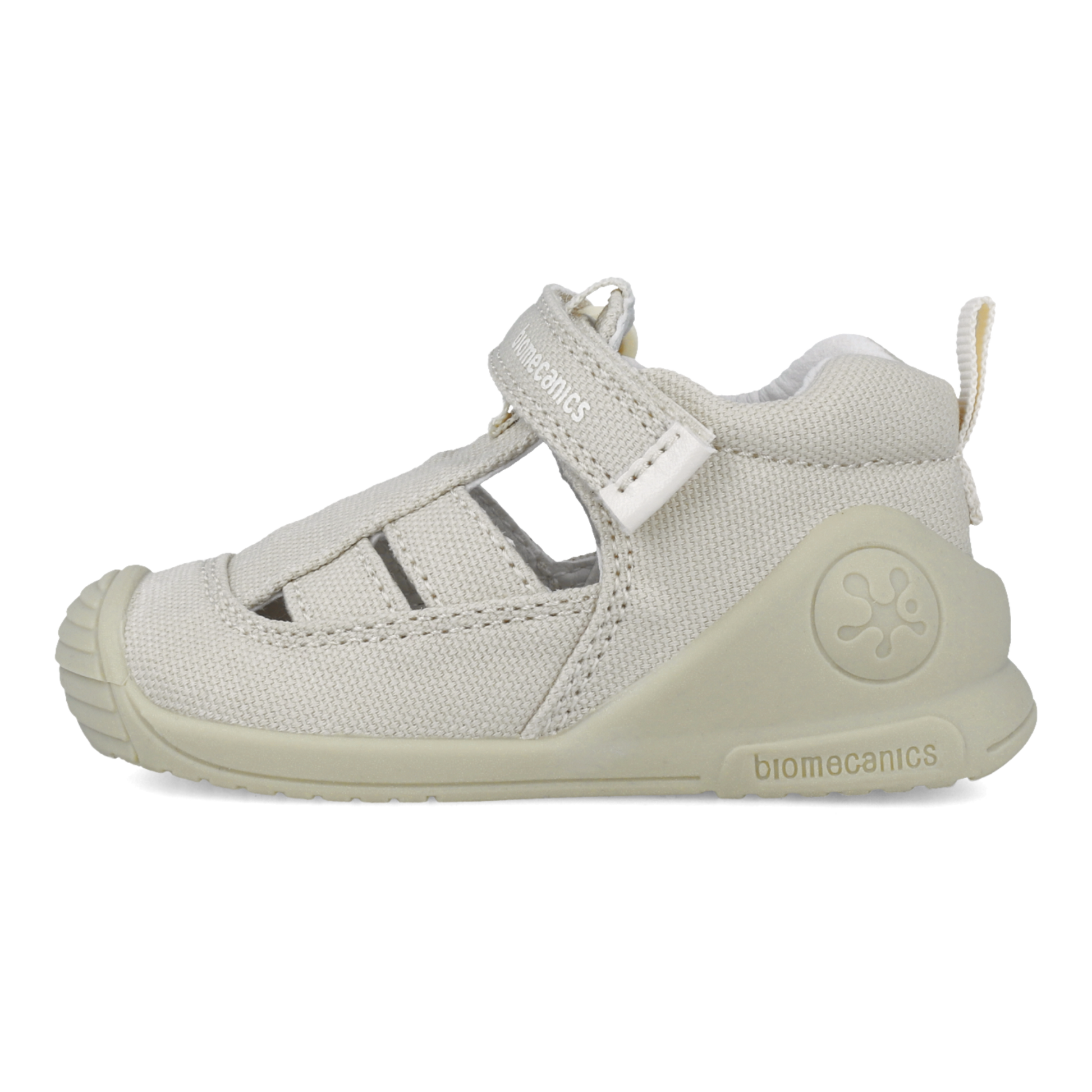 Sandali primi passi in tessuto, Beige