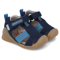 Sandali primi passi in tessuto, Blu marino