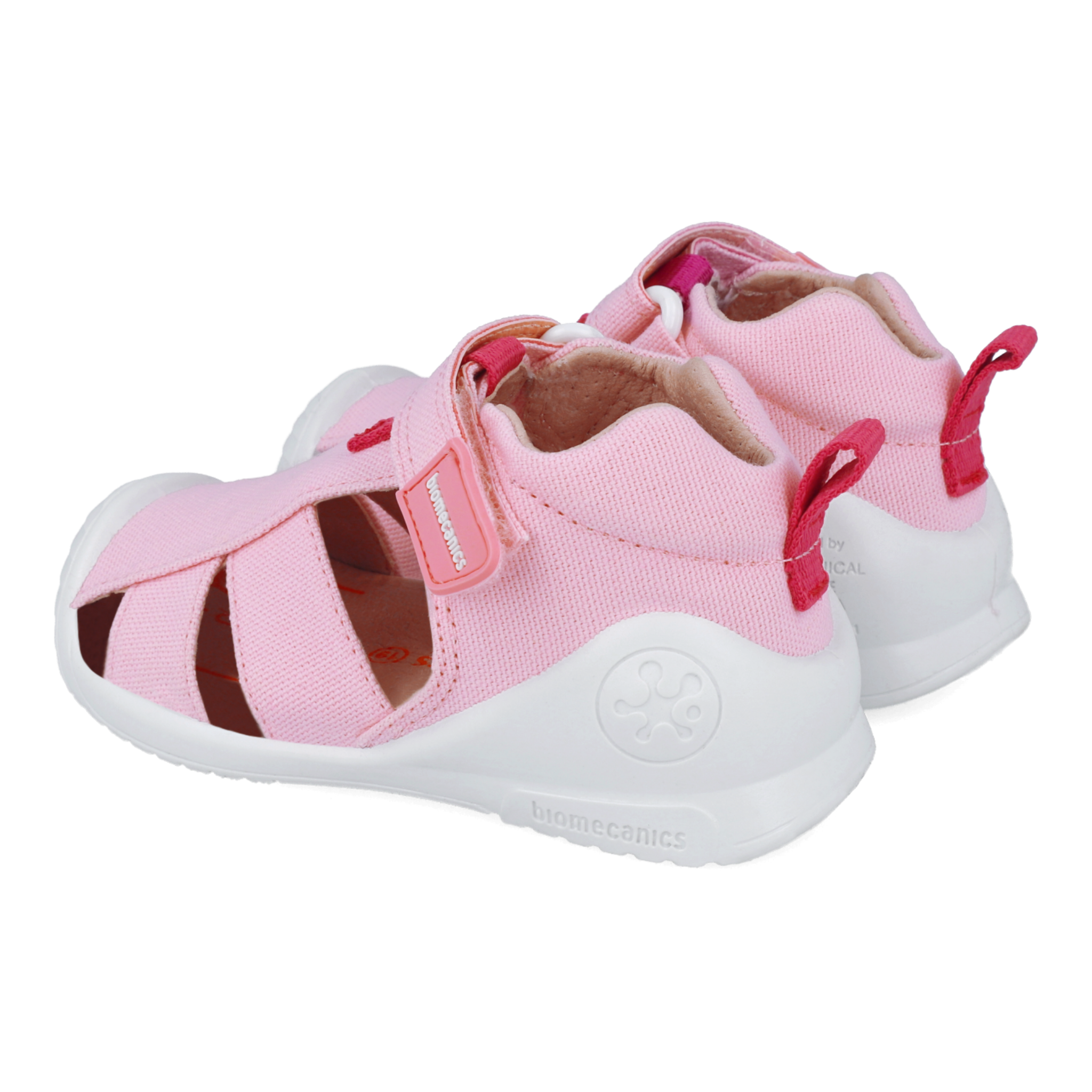 First Steps Fabric Sandals, Pink Biomecanics – PIPI PUPU and