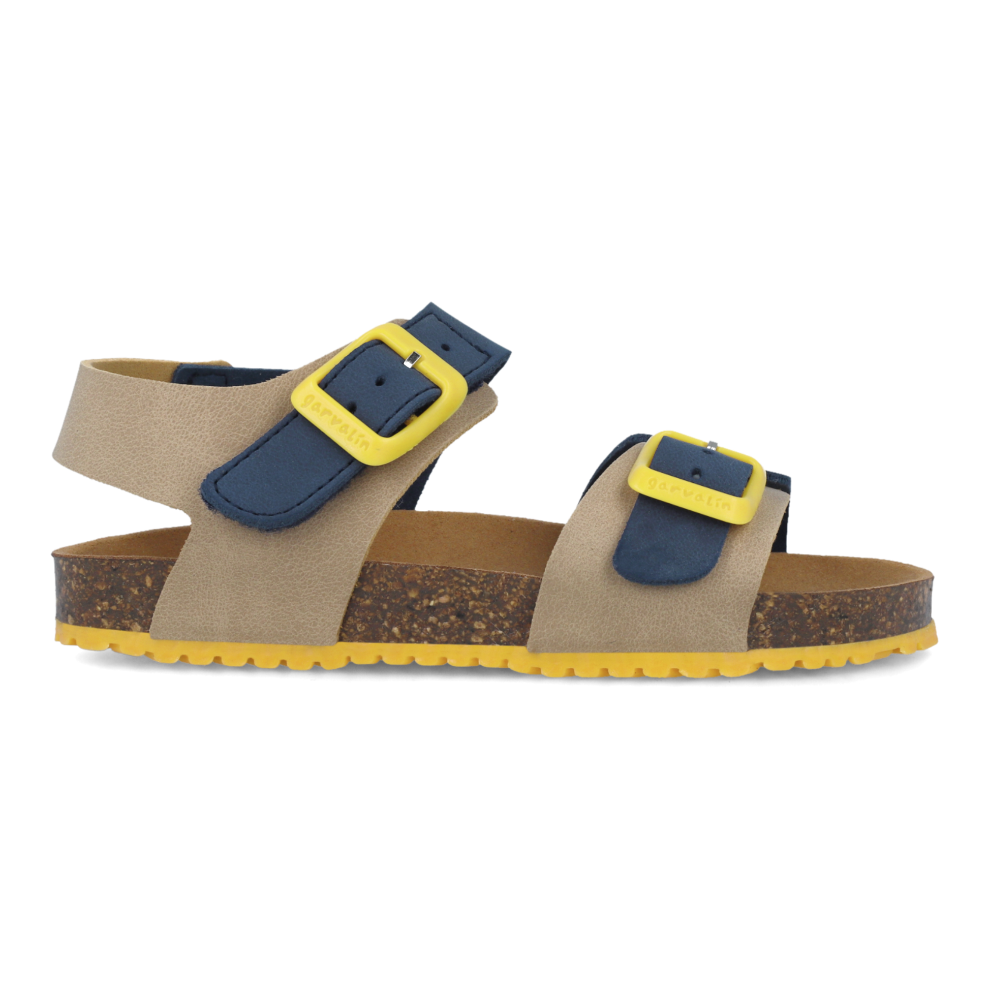 Sandali flessibili, Beige e blu
