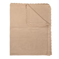 Coperta in maglia di bambù e cotone bio 75×90 cm, Lino