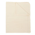 Coperta in maglia di bambù e cotone bio 75×90 cm, Ecru