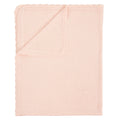 Coperta in maglia di bambù e cotone bio 75×90 cm, Rosa