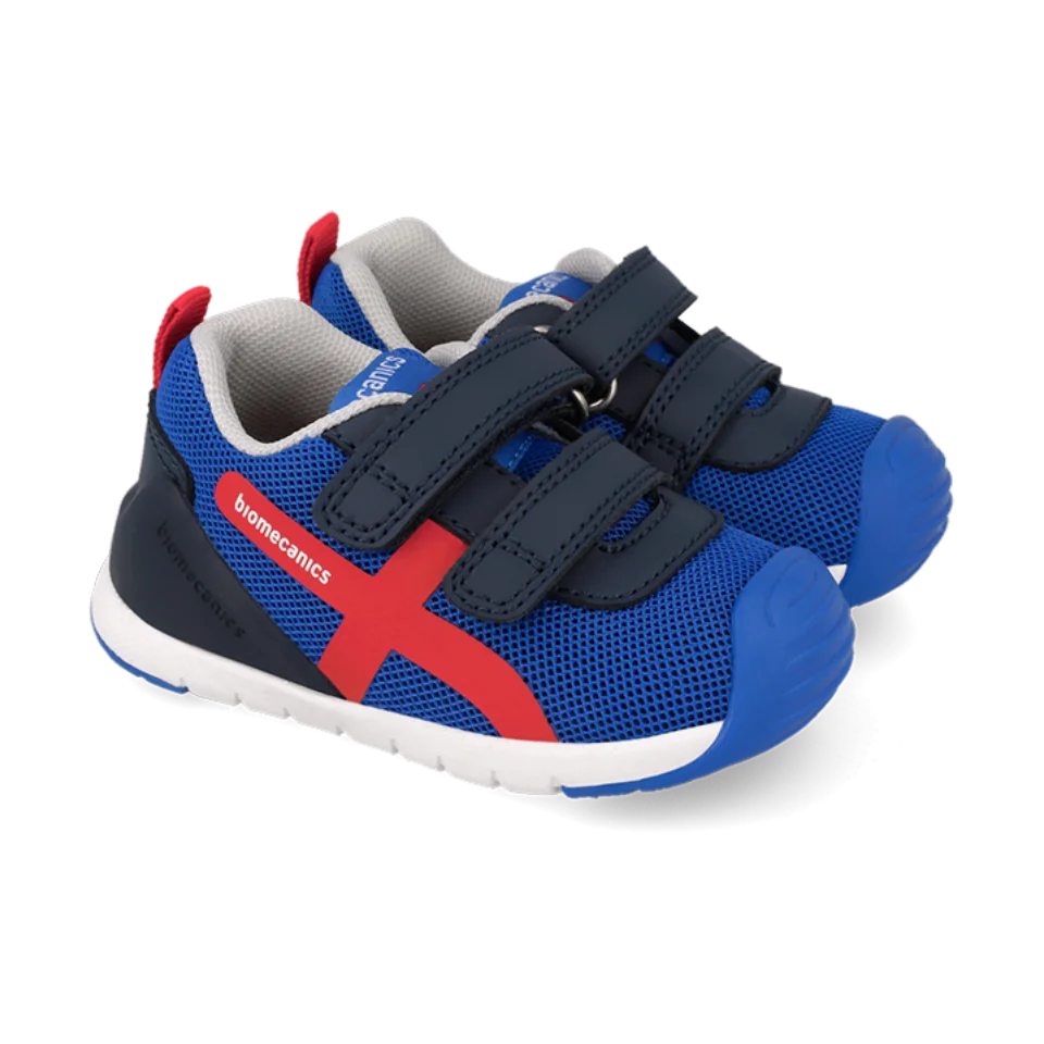 Sneakers barefoot primi passi Biogateo blu