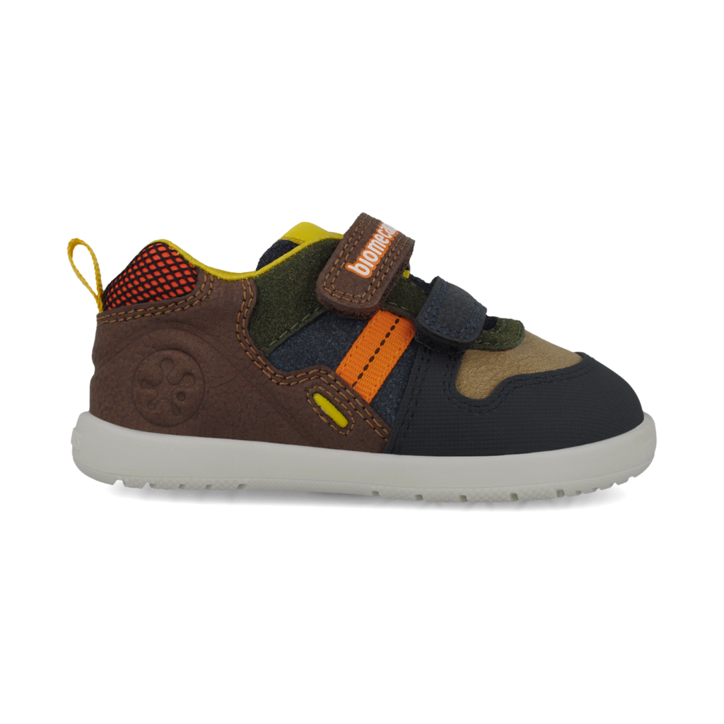 Sneakers barefoot primi passi in pelle multicolore
