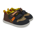Sneakers barefoot primi passi in pelle multicolore