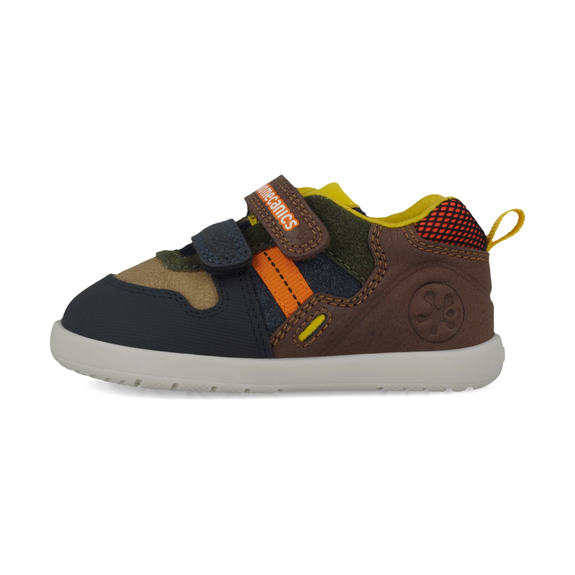 Sneakers barefoot primi passi in pelle multicolore
