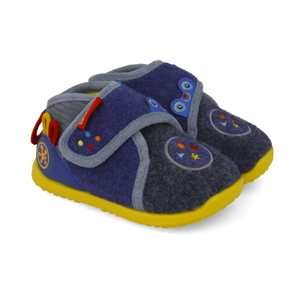 Chaussons barefoot d'intérieur Biohome Sensory – Bleu