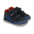 Waterproof barefoot ankle boots, Navy and blue